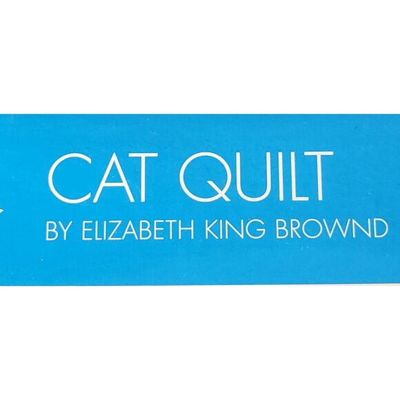1997 Cat Quilt Elizabeth King Brownd Jigsaw Puzzle 1000+ pcs Made In USA  #8056 - Picture 8 of 10